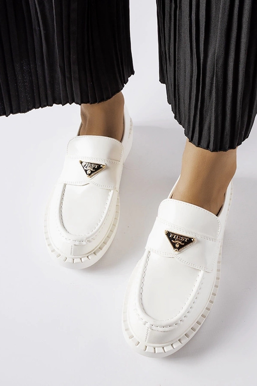 Silver loafers Ilana