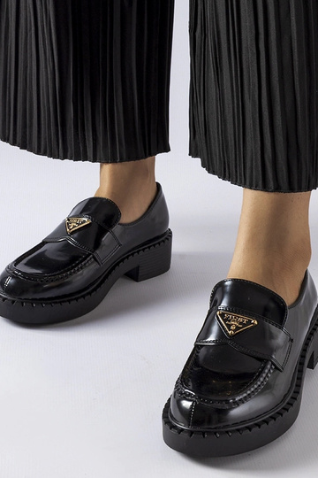 Silver loafers Ilana