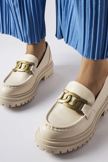 Silver loafers Ilana