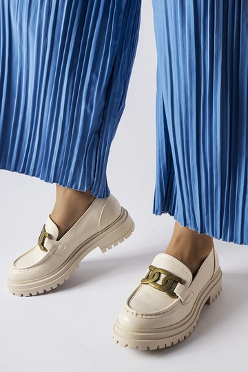 Silver loafers Ilana 2