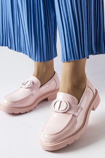 Silver loafers Ilana