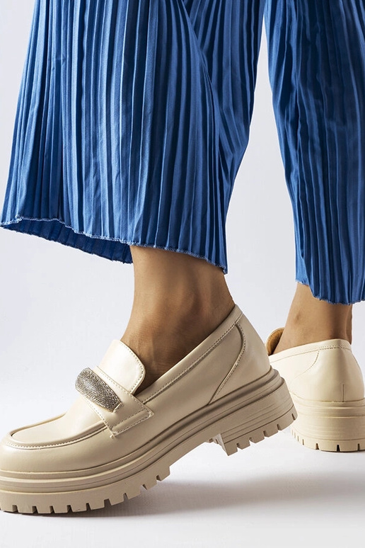 Silver loafers Ilana