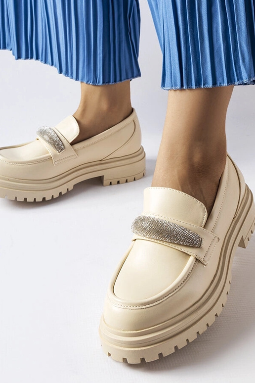 Silver loafers Ilana