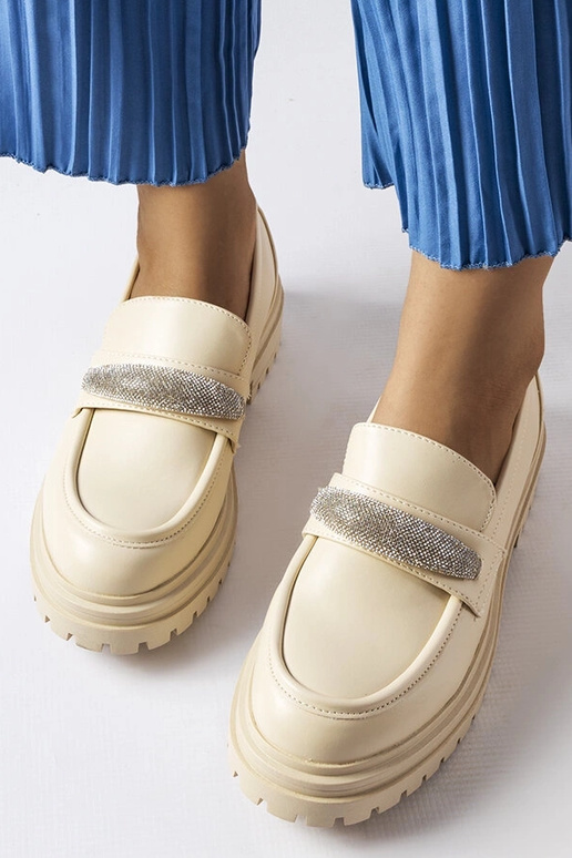 Silver loafers Ilana