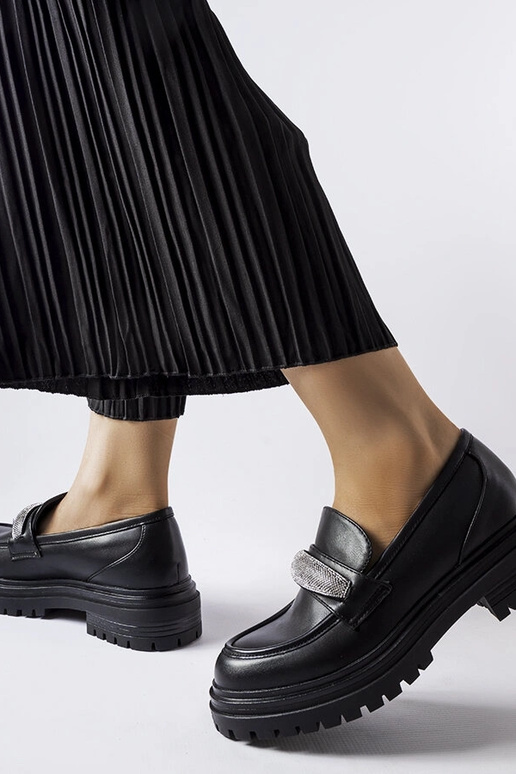 Silver loafers Ilana