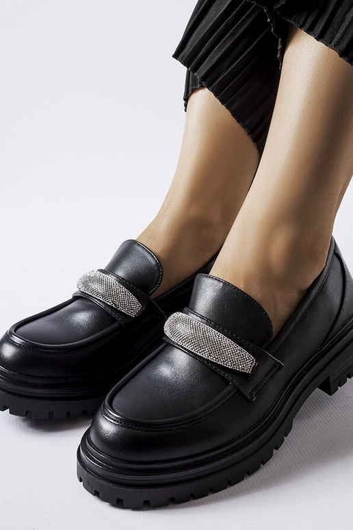 Silver loafers Ilana