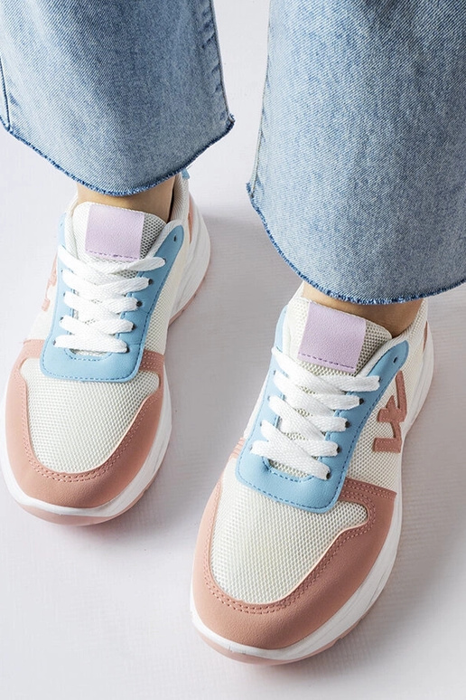 Biało-Różowo-niebieskie sneakersy...