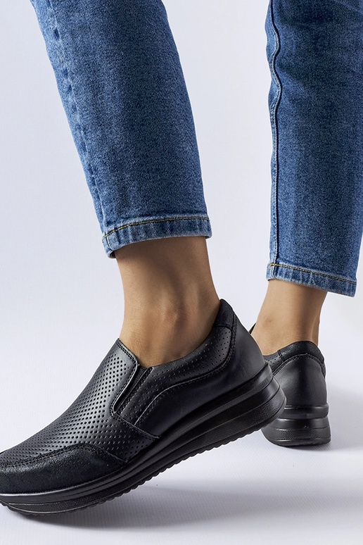 Silver loafers Ilana