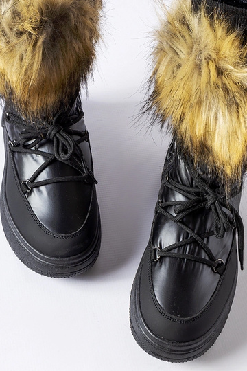 Czarne śniegowce damskie... 2