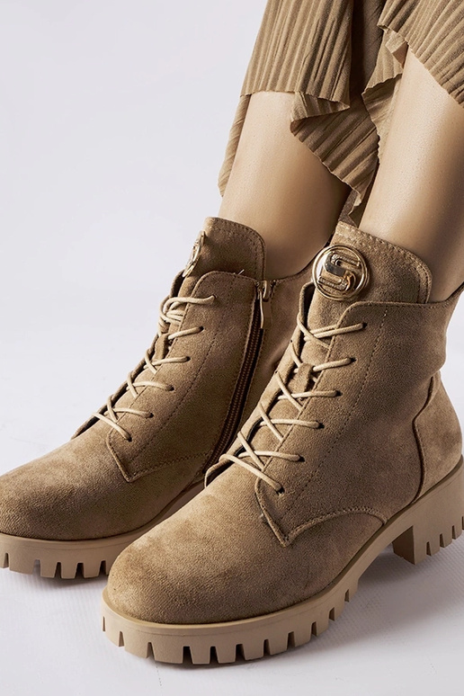 Black patent leather strada boots