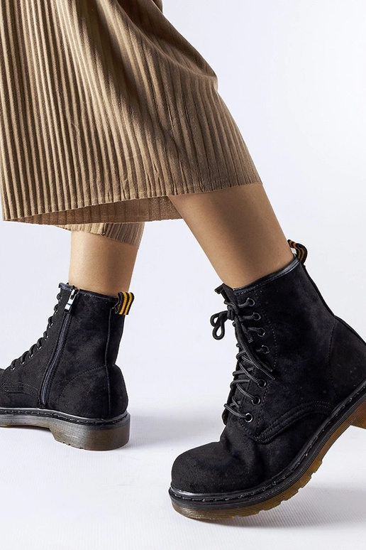 ZAMSZOWE BOTKI WORKERY A-52 CZARNY