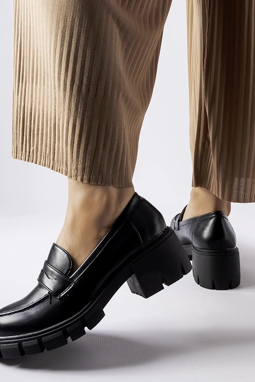 Silver loafers Ilana