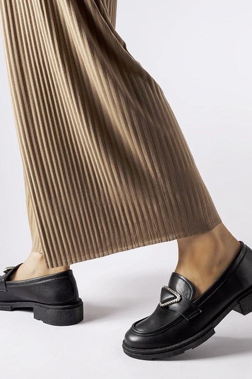 Silver loafers Ilana