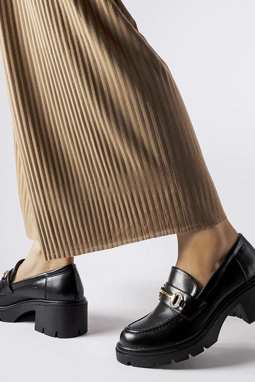 Silver loafers Ilana