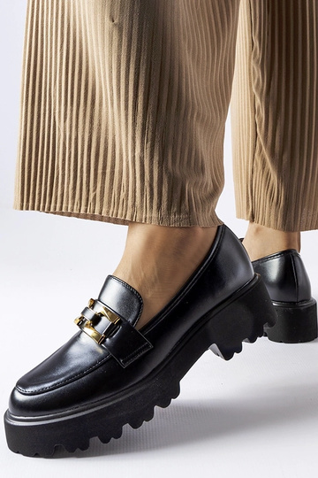 Czarne damskie mokasyny... 2