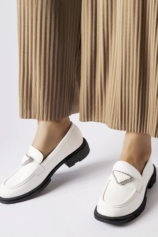 Silver loafers Ilana