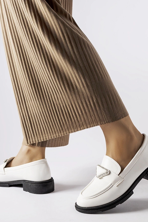 Silver loafers Ilana