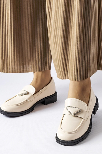 Silver loafers Ilana