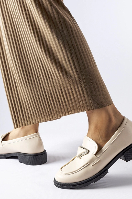 Silver loafers Ilana