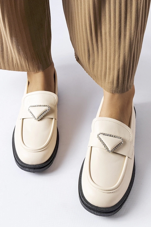 Silver loafers Ilana