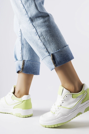 Biało-zielone sneakersy Barrette 2