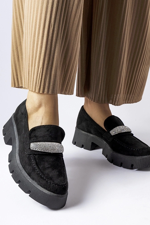 Silver loafers Ilana