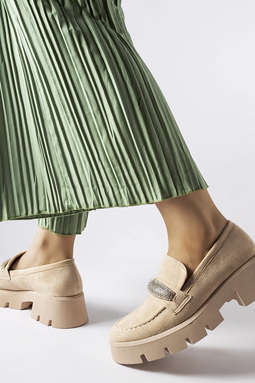 Silver loafers Ilana