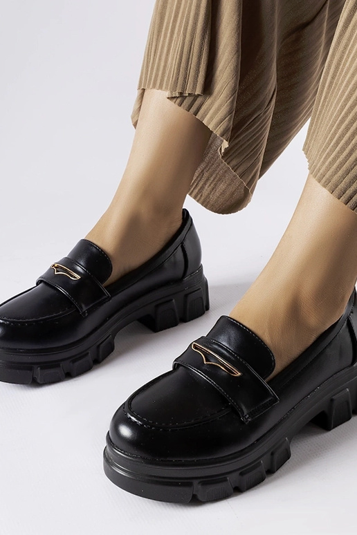 Silver loafers Ilana