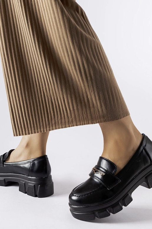 Silver loafers Ilana