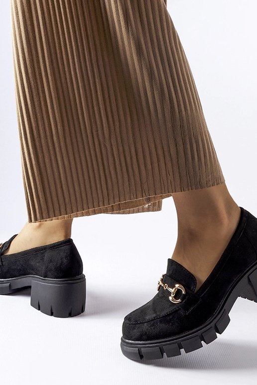 Silver loafers Ilana