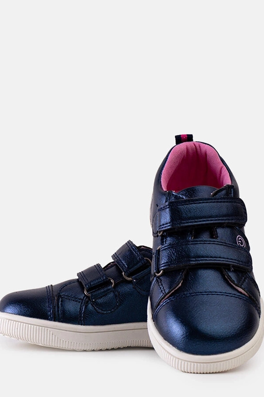 Niebieskie trampki dziecięce na rzepy...