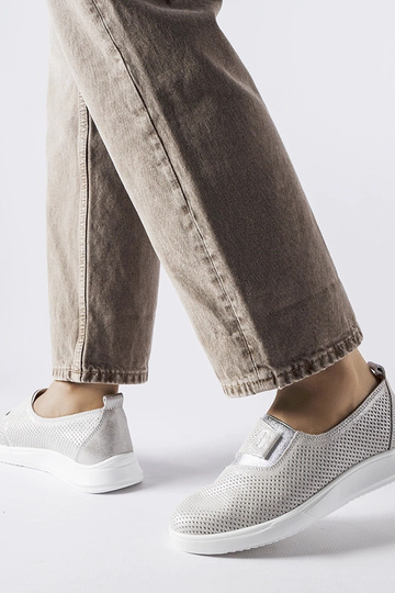 Silver loafers Ilana