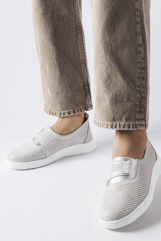 Silver loafers Ilana