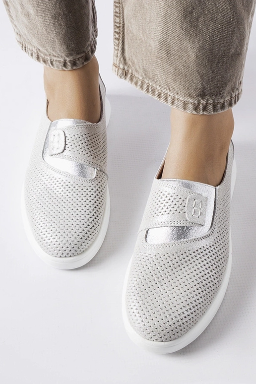 Silver loafers Ilana