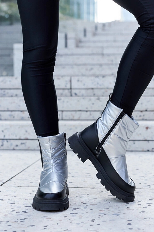 Metaliczne ocieplane śniegowce Galvani