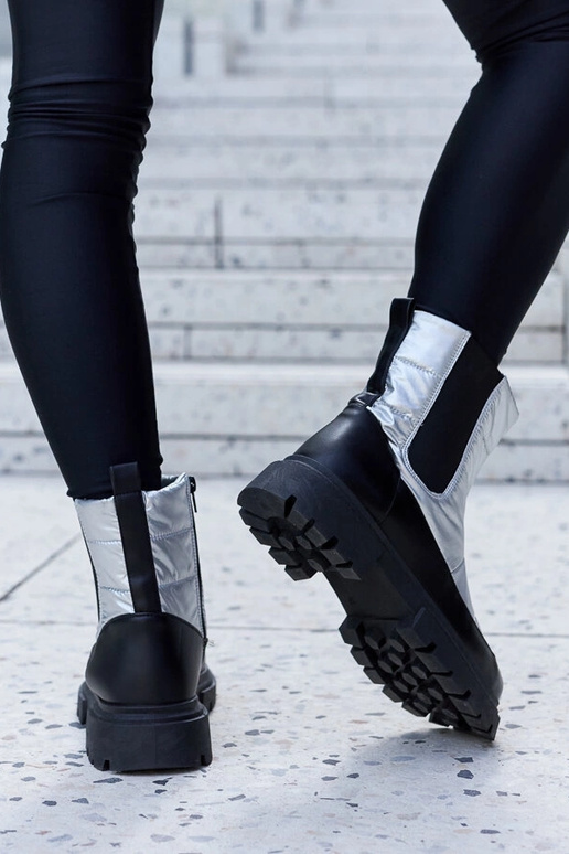 Metaliczne ocieplane śniegowce Galvani