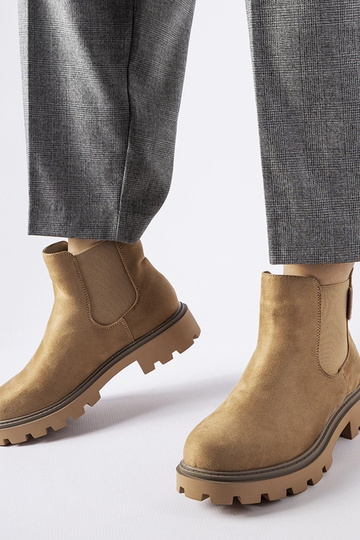 Beżowe botki ocieplane Big... 2