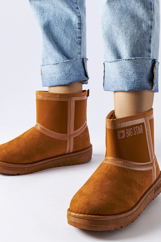 Brązowe śniegowce Big Star KK274612