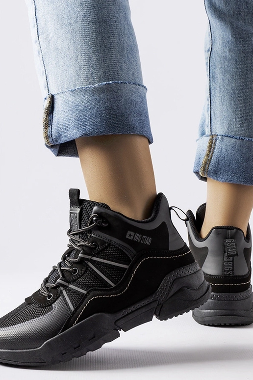 Czarne trapery Big Star KK274218