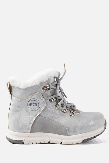 Szare ciepłe buty dziecięce Big Star KK374178