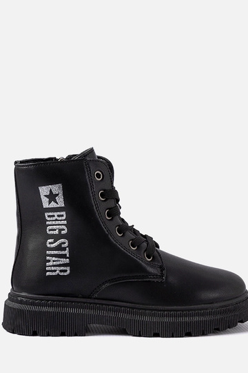 Czarne botki ocieplane Big Star MM374152