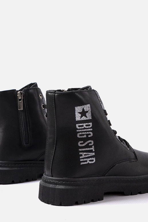 Czarne botki ocieplane Big Star MM374152