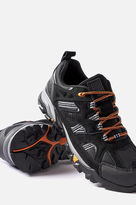 Czarne obuwie trekkingowe Big Star...