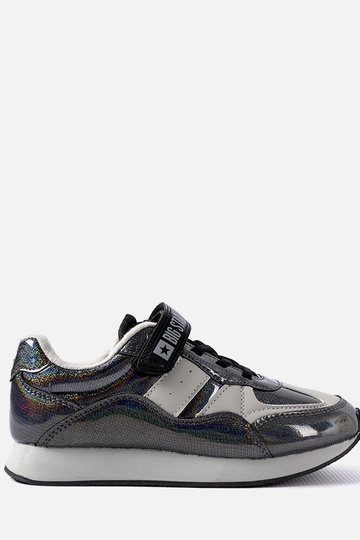Czarne brokatowe sneakersy Big Star KK374103