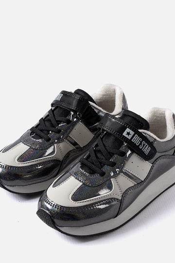 Czarne brokatowe sneakersy... 2