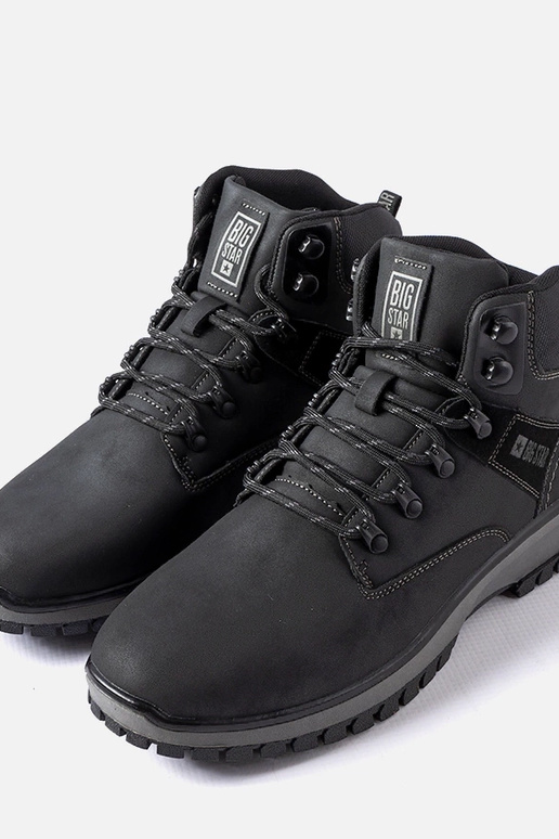 Men's black sneakers Big Star Musette