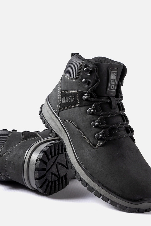 Men's black sneakers Big Star Musette