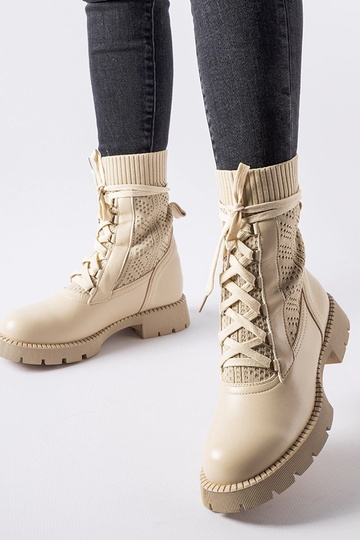 Beige boots Huff