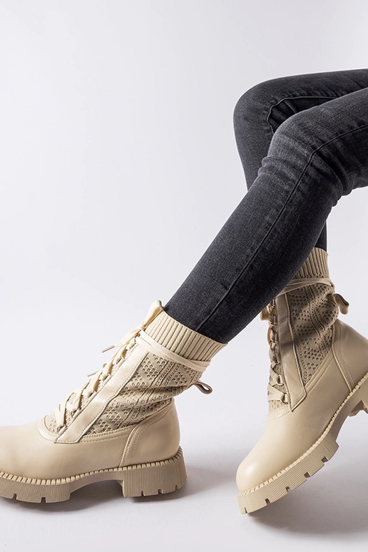 Beige boots Huff Beige boots Huff