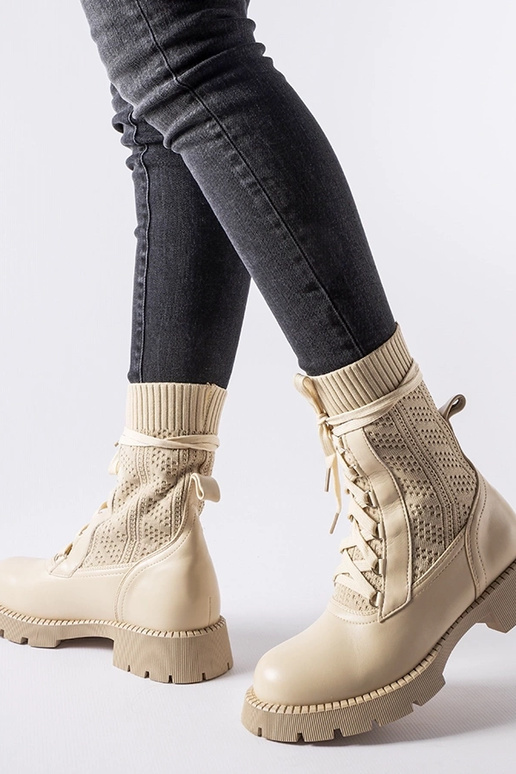 Beige boots Huff Beige boots Huff
